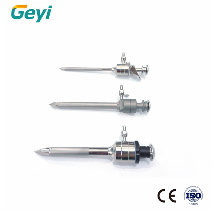 Sızdırmazlık Kapaklı 5mm Yeniden Kullanılabilir Trokar